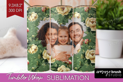 Floral Photo Tumbler PNG - Peony Flower Picture Tumbler Wrap Product Image 1