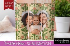 Flowers Photo Tumbler PNG - Vintage Floral Picture Tumbler Product Image 1