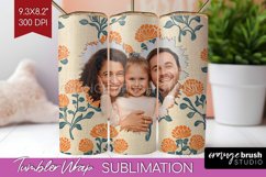 Flowers Photo Tumbler PNG - Vintage Floral Picture Tumbler Product Image 1