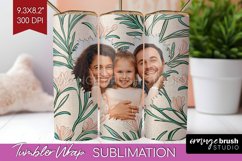 Flowers Photo Tumbler PNG - Vintage Floral Picture Tumbler Product Image 1