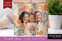 Flowers Photo Tumbler PNG - Vintage Floral Picture Tumbler Product Image 1