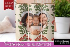 Flowers Photo Tumbler PNG - Vintage Floral Picture Tumbler Product Image 1