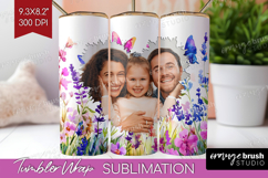 Wildflowers Photo Tumbler PNG - Summer Flowers Picture Wrap Product Image 1