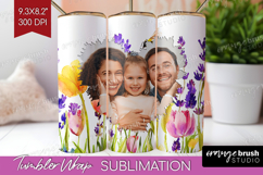 Wildflowers Photo Tumbler PNG - Summer Flowers Picture Wrap Product Image 1