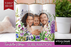 Wildflowers Photo Tumbler PNG - Summer Flowers Picture Wrap Product Image 1