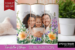 Wildflowers Photo Tumbler PNG - Summer Flowers Picture Wrap Product Image 1