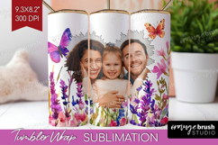 Wildflowers Photo Tumbler PNG - Summer Flowers Picture Wrap Product Image 1