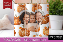 Pumpkun Photo Tumbler PNG - Fall Picture Tumbler Wrap Product Image 1