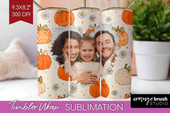 Pumpkun Photo Tumbler PNG - Fall Picture Tumbler Wrap Product Image 1
