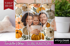 Pumpkun Photo Tumbler PNG - Fall Picture Tumbler Wrap Product Image 1