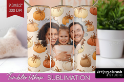 Pumpkun Photo Tumbler PNG - Fall Picture Tumbler Wrap Product Image 1