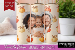 Pumpkun Photo Tumbler PNG - Fall Picture Tumbler Wrap Product Image 1