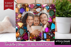 Gem Texture Photo Tumbler PNG - Gemstone Picture Tumbler Product Image 1