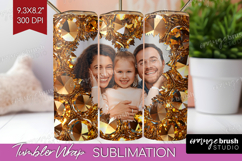 Gem Texture Photo Tumbler PNG - Gemstone Picture Tumbler Product Image 1