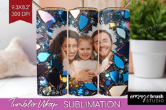 Gem Texture Photo Tumbler PNG - Gemstone Picture Tumbler Product Image 1