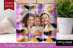 Halloween Photo Tumbler PNG - Spooky Picture Tumbler Wrap Product Image 1