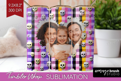 Halloween Photo Tumbler PNG - Spooky Picture Tumbler Wrap Product Image 1
