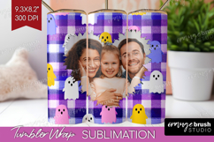 Halloween Photo Tumbler PNG - Spooky Picture Tumbler Wrap Product Image 1