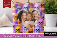 Halloween Photo Tumbler PNG - Spooky Picture Tumbler Wrap Product Image 1