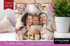 Rose Photo Tumbler PNG - Floral Picture Tumbler Wrap Product Image 1