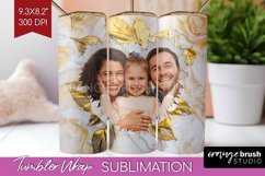 Rose Photo Tumbler PNG - Floral Picture Tumbler Wrap Product Image 1