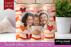 Heart Pattern Photo Tumbler PNG - Valentines Day Picture Product Image 1