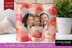 Heart Pattern Photo Tumbler PNG - Valentines Day Picture Product Image 1