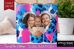 Leopard Print Photo Tumbler PNG - Animal Pattern Picture Product Image 1