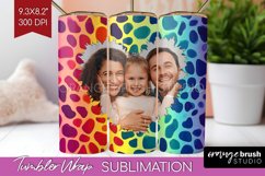 Leopard Print Photo Tumbler PNG - Animal Pattern Picture Product Image 1