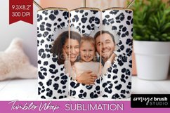 Leopard Print Photo Tumbler PNG - Animal Pattern Picture Product Image 1