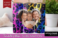 Leopard Print Photo Tumbler PNG - Animal Pattern Picture Product Image 1