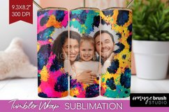 Leopard Print Photo Tumbler PNG - Animal Pattern Picture Product Image 1
