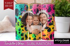 Leopard Print Photo Tumbler PNG - Animal Pattern Picture Product Image 1