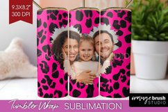 Leopard Print Photo Tumbler PNG - Animal Pattern Picture Product Image 1