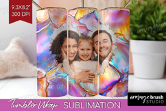Pearl Photo Tumbler PNG - Pearl Texture Picture Tumbler Wrap Product Image 1