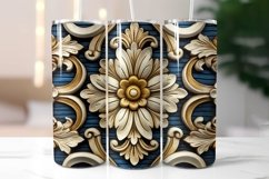 Wood Carving Tumbler Wrap Bundle | Wood Carved Ornament Product Image 17