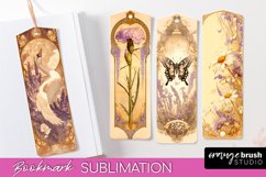 Vintage Scrapbook Bookmark Sublimation - Ephemera Bookmarks Product Image 1
