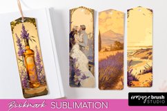 Vintage Scrapbook Bookmark Sublimation - Ephemera Bookmarks Product Image 1