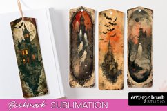 Vintage Halloween Bookmark - Printable Scrapbook Bookmarks Product Image 1