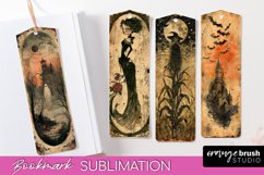 Vintage Halloween Bookmark - Printable Scrapbook Bookmarks Product Image 1