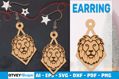 Zodiac Earring Lasercut | Earring Design Lasercut BUNDES 12 Product Image 6