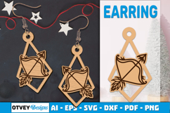 Zodiac Earring Lasercut | Earring Design Lasercut BUNDES 12 Product Image 10