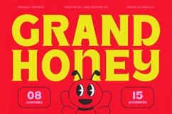 Grand Honey - Freestyle Display Font Product Image 1