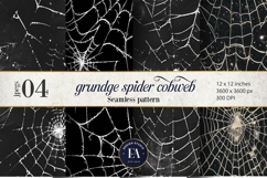 Spooky Grunge Cobweb Digital Papers |Spooky Digital Paper Product Image 1