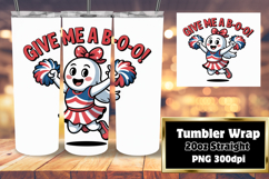 20oz Sublimation Gift Template , Funny Ghost Product Image 1