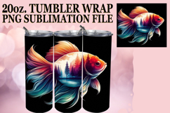 Enchanted Journeys 20oz tumbler wrap, Animals Art Product Image 1