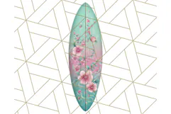 Pink and Mint Summer Clipart PNG Beach Icons, Summer Fun Png Product Image 4