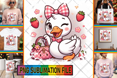 Elegant Tote Bag Designs Ideas, Cute Goose Product Image 1