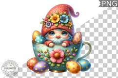Easter Gnome Sublimation - Clipart PNG Design Product Image 1