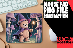 JOYFUL DESK PAD SUBLIMATION ART, Cute Bear Product Image 1